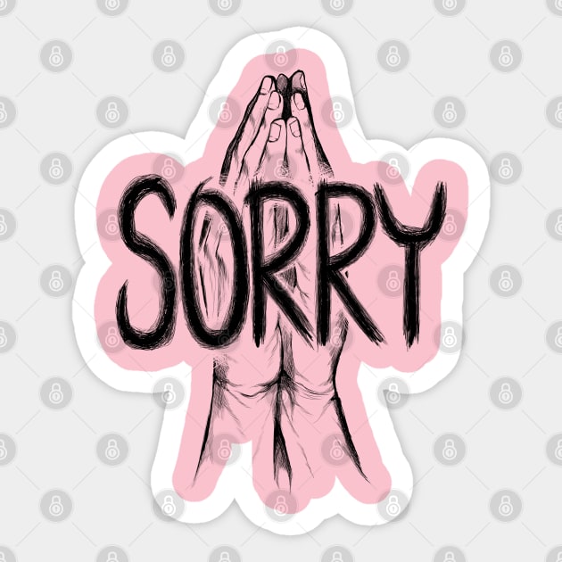 Sorry Sticker by RizanDoonster